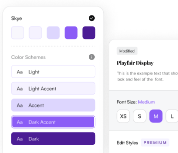 Customizable Store Appearance